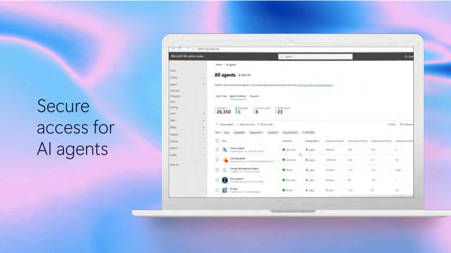 Microsoft Entra Agent ID storyboard